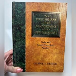 The‎ Englishman's Greek Concordance Book hardcover book